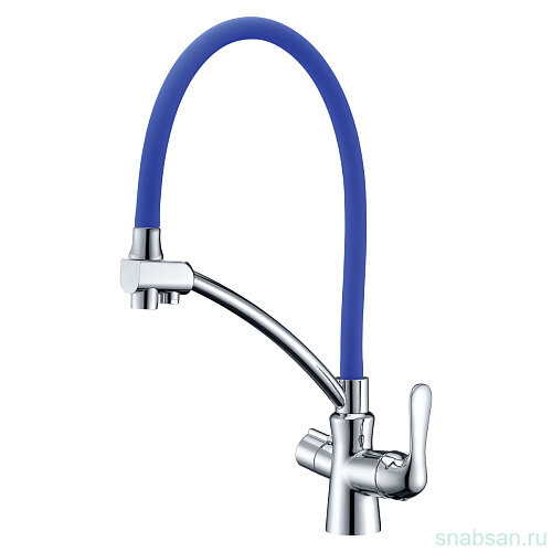 Смеситель для кухонной мойки Lemark Comfort (LM3070C-Blue)
