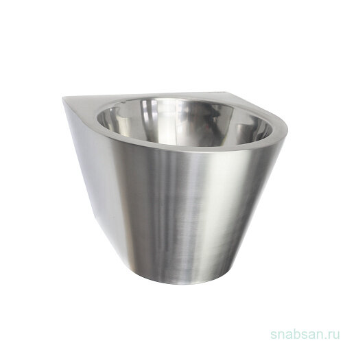 NOFER 13036.C.S Раковина из нержавеющей стали настеннаякруглая270х360х300