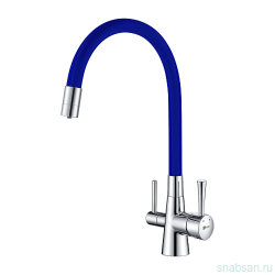 Смеситель Lemark Comfort (LM3075C-Blue) для кухни  с подключением к фильтру с питьевой водой