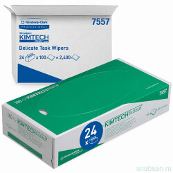 Kimberly-Clark 7557 KIMTECH SCIENCE Протирочные салфетки для деликатных работ - 100 листов, белый
