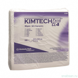 Kimberly-Clark 7646 KIMTECH PURE CL4 Протирочные салфетки индивидуальные