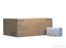 Kimberly-Clark 6664 SCOTT PERFORMANCE Листовые бумажные полотенца голубые однослойные Z-сложения