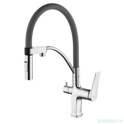 Смеситель для кухни Lemark Comfort (LM3074C-Gray)