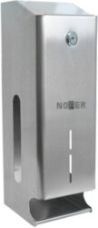 NOFER 05102.B Диспенсер для туалетной бумаги прямоугольный из нержавеющей стали глянцевый для 3 рулонов 350х118х118
