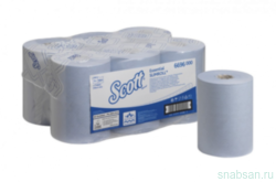 Kimberly Clark 6696 SCOTT ESSENTIAL Рулонные полотенца однослойные голубые