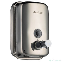 Ksitex SD 1618-1000 Дозатор для жидкого мыла механический, нержавеющая сталь глянцевый 1 литр