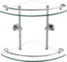 Полка угловая двойная (стеклянная) Savol S-099322