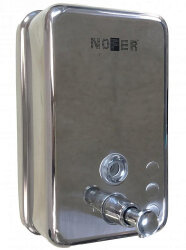 NOFER 03041.B Диспенсер для мыла INOX глянцевый прямоугольный с пластиком внутри 1200 мл.
