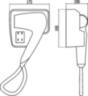 Фен настенный для волос S-CF8629