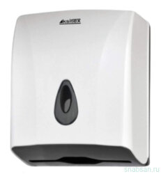 Ksitex TH-8228A Диспенсер для бумажных полотенец V-сложения, пластик белый