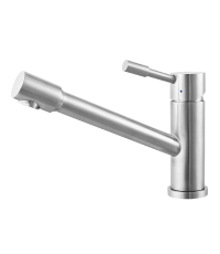 LEMARK EXPERT LM5072S Смеситель для кухни с поворотным изливом, сталь
