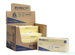 Kimberly-Clark 7443 WYPALL X50 нетканый протирочный материал (салфетки желтые в пачке 50шт)