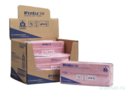 Kimberly-Clark 7444 WYPALL X50 нетканый протирочный материал (салфетки красные в пачке 50шт)
